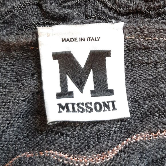 Missoni M Missoni Cowl Neck Wool Blend Knit Sweater Dress SZ 2 - Picture 6 of 11